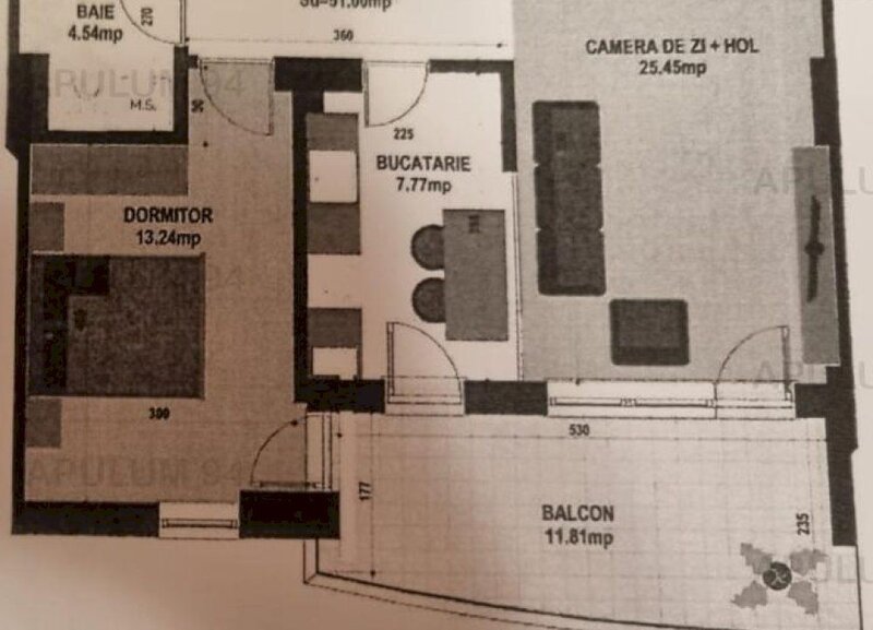 Apartament 2 cam 62mp, Metrou Timpuri Noi